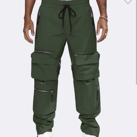 Olive C4 Cargo Pants - Picture 1 of 3